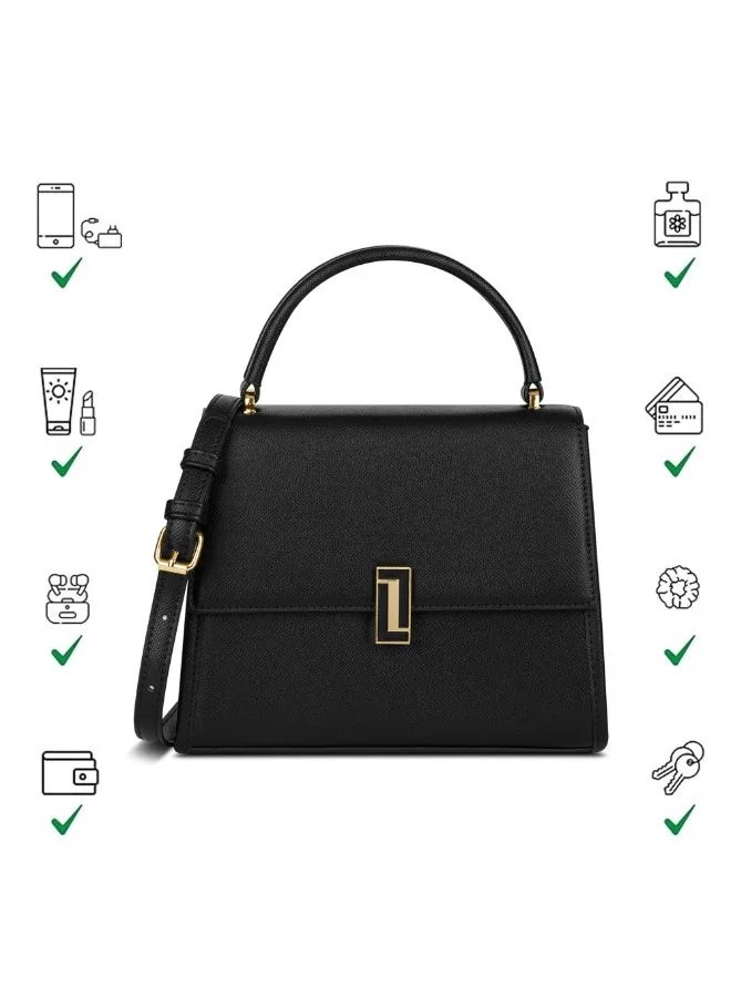 Lavie  Luxe Women's Duo Ipsy Satchel (Black)  | Best Price UAE